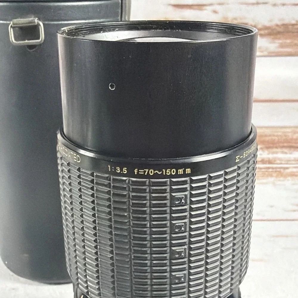 Vintage Sigma Zoom-Beta Camera Lens 70-150mm f/3.5 Multi-Coated Used